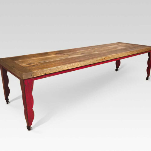 Lucille Factory Table - Red