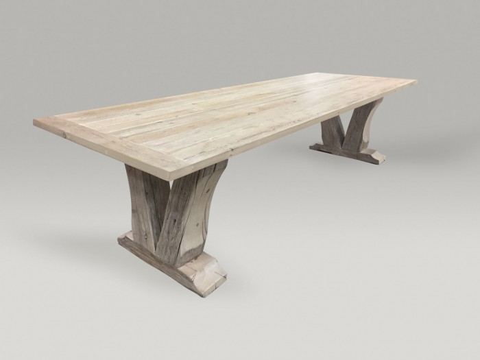 Split Timber Pine Table - Salted