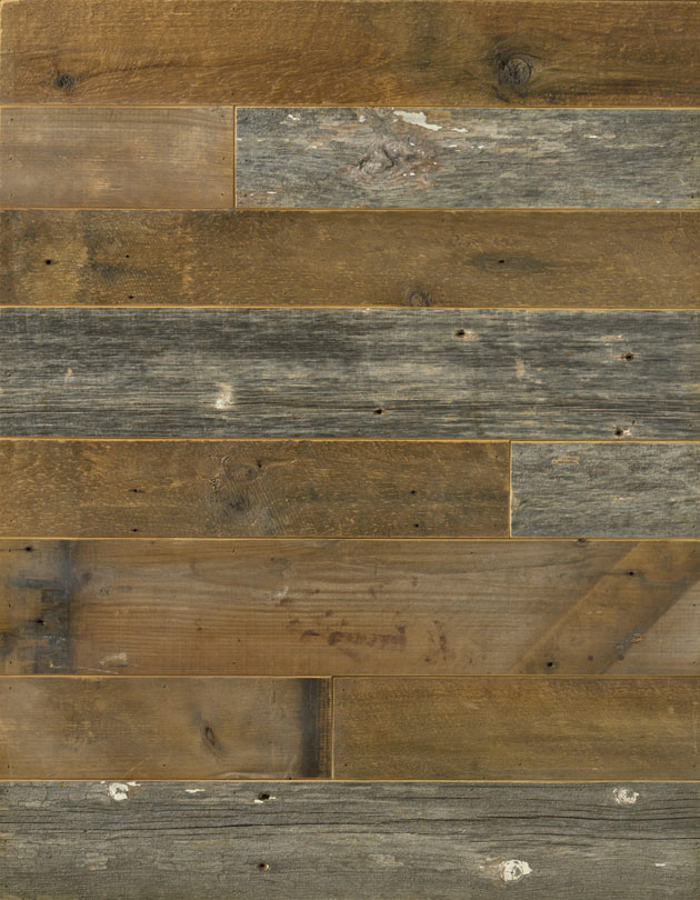 Reclaimed Gray Brown Mixed Pine Cladding