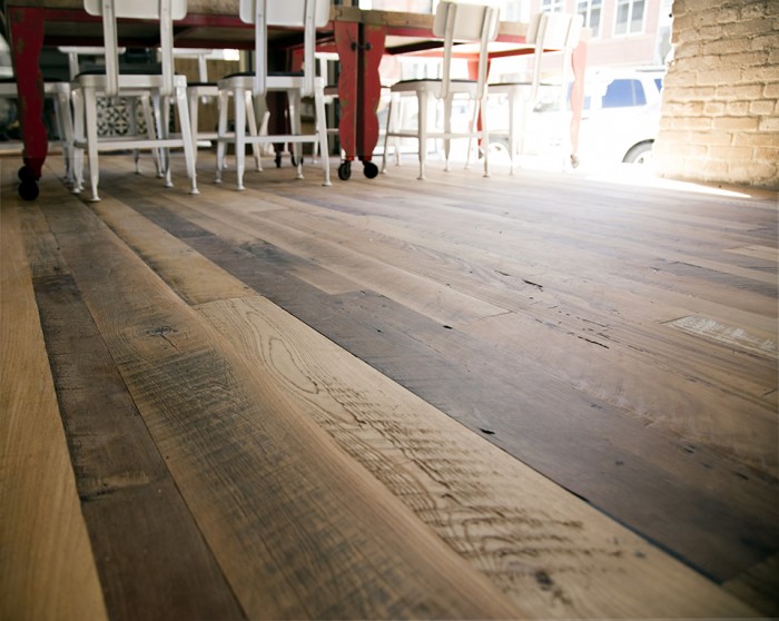 UE Signature Mixed Hardwood Flooring Installed at Lucille in Madison