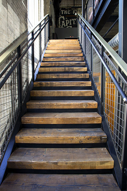 Reclaimed Fir Stair Treads At Lucille Madison