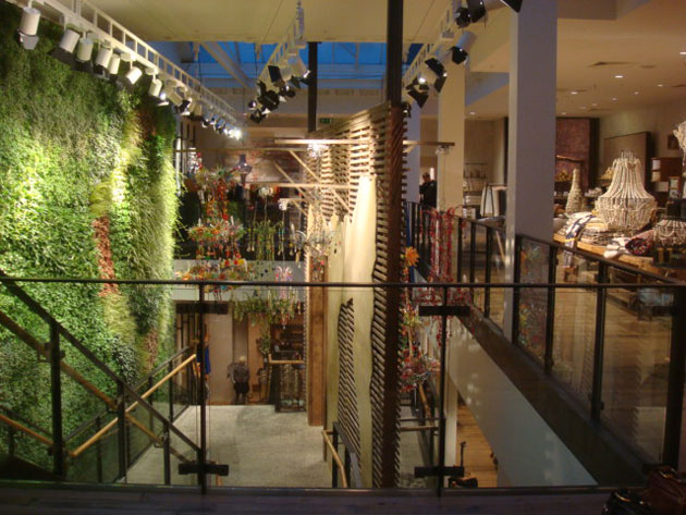 tobacco lath installed at anthropologie