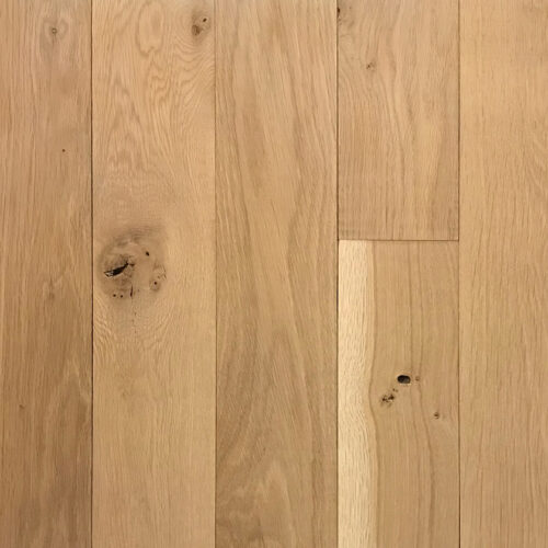 Character Grade White Oak Solid Flooring in Matte Clear