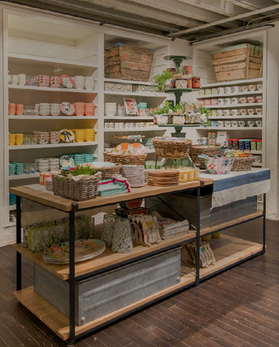 Product Shelving in Retail Space